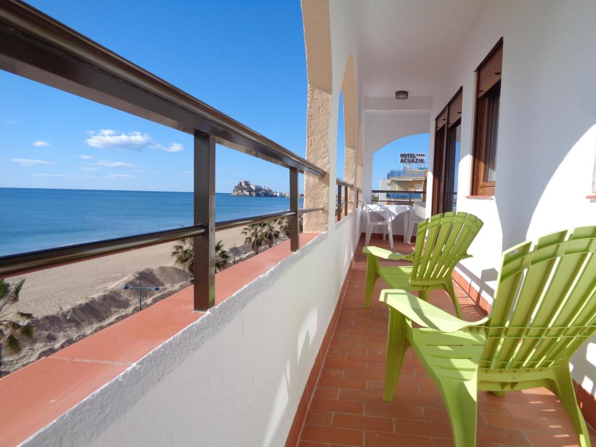 Primera Linea De Playa, Ada Benedicto Xiii, Aire Acondicionado, Wifi, Parking Peñíscola Exteriér fotografie