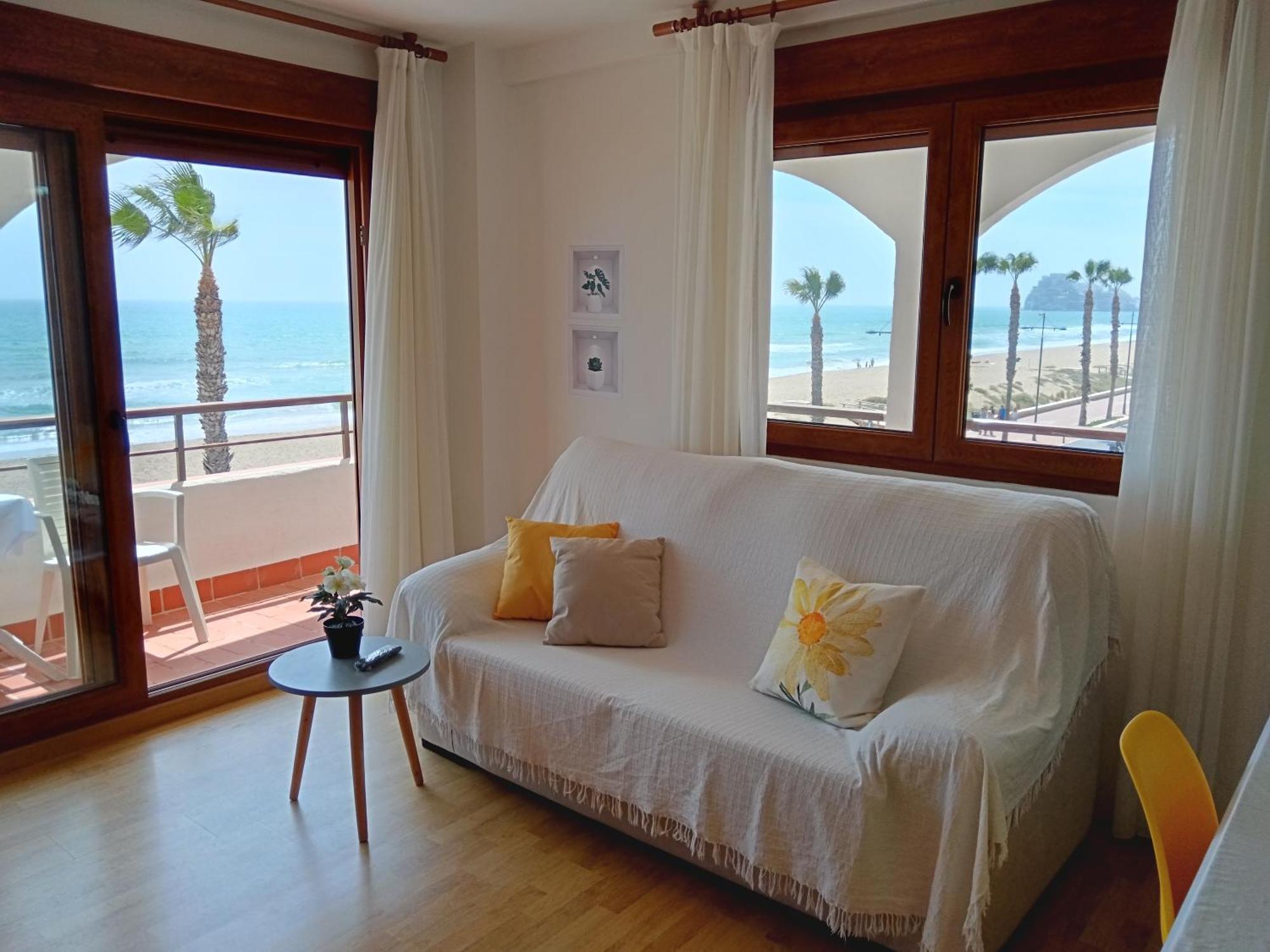Primera Linea De Playa, Ada Benedicto Xiii, Aire Acondicionado, Wifi, Parking Peñíscola Exteriér fotografie