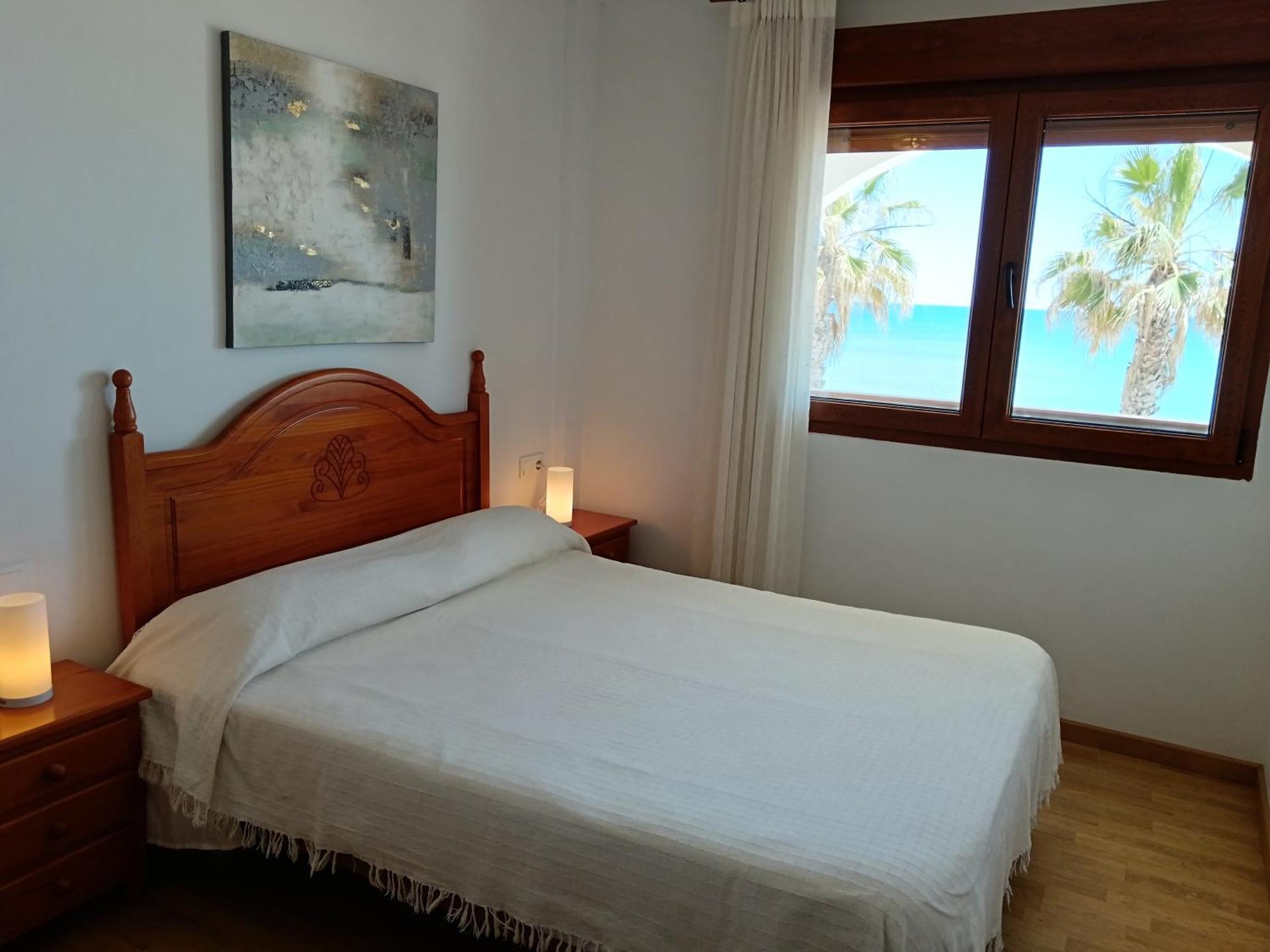 Primera Linea De Playa, Ada Benedicto Xiii, Aire Acondicionado, Wifi, Parking Peñíscola Pokoj fotografie